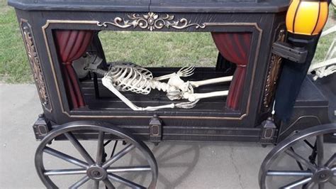 Home Depot Is Selling A Haunted Hearse Complete With A Skeleton That Talks