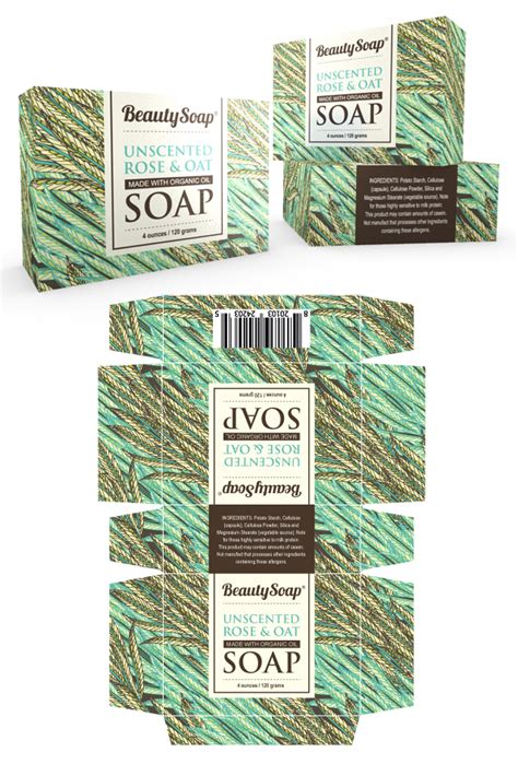 Organic Soap Packaging Template