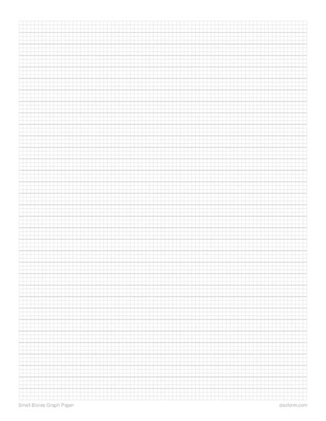 Small Boxes Graph Paper In Word And Pdf Formats