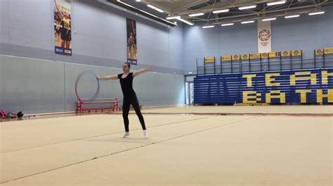 Set Hoop Routine Level Rhythmic Gymnastics Youtube