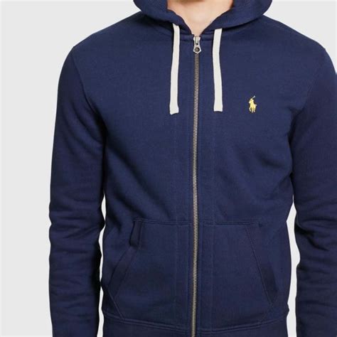 Polo Navy Blue Hoodie Atelier Yuwaciaojp