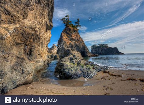 Secret Beach Near Brookings And Bold Beach Oregon Stock Photo Alamy