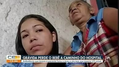 CETV 1ª Edição Fortaleza Grávida perde bebê a caminho do hospital