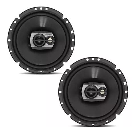 Kit Alto Falante Pioneer Ts 1790br 6 Polegadas 120w Rms Par Cor Preto