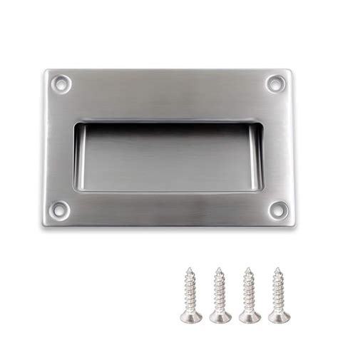 Buy Weij Concealed Recessed Pulls Handles 5 X 3 14 Stainless Steel