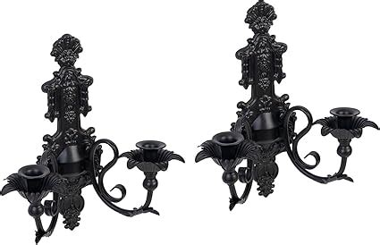 Amazon Candle Sconce Set Of 2 Metal Wall Decorations Rustic Home