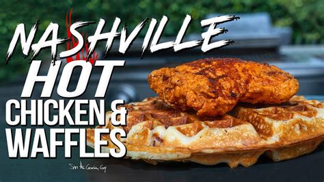 NASHVILLE HOT CHICKEN AND WAFFLES BETTER THAN KFC SAM THE COOKING