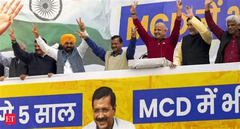 Delhi Mcd Elections Aap Wins Civic Body Polls Ends Bjp S Year