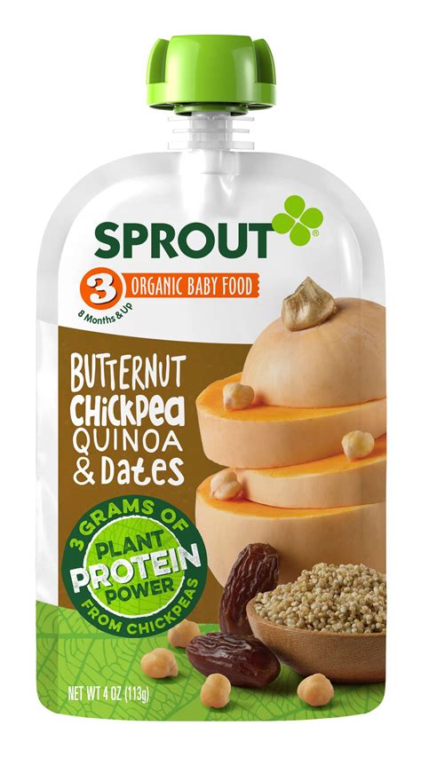 Sprout Organic Baby Food Pouches Stage 3 Sprout Baby Food Creamy