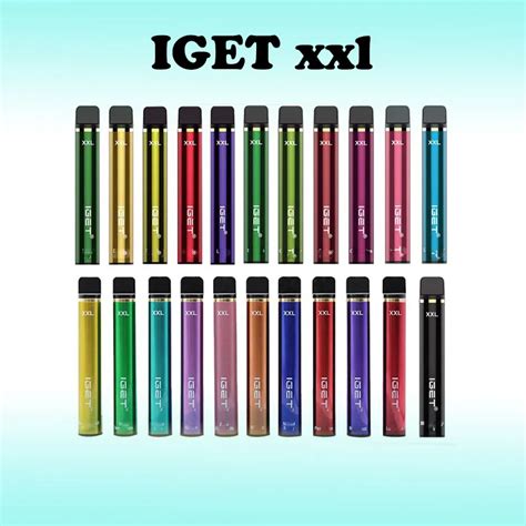 Iget Xxl 1800 Puffs Disposable Pod Cigarettes Device Kit 950mah Battery