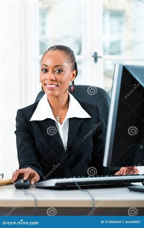 Lawyer In Office Sitting On The Computer Stock Images Image 31285664