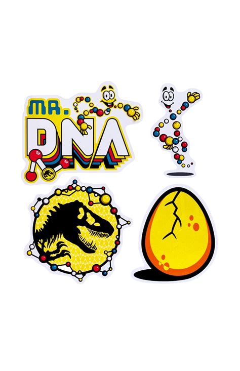 Jurassic World Mr. DNA Sticker Set | UNIVERSAL ORLANDO