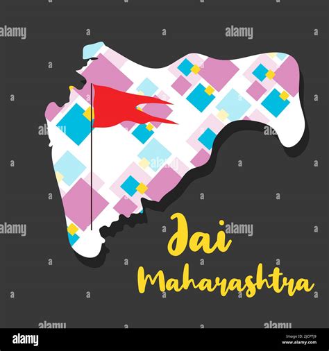 Vector Illustration Of A Background For Maharashtra Diwas Abstract