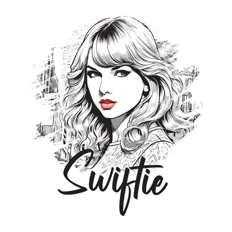 Taylor Swift Illustration Swiftie Svg Inspire Uplift