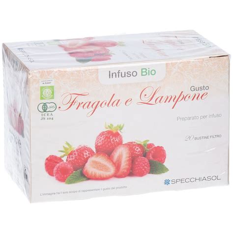 Specchiasol Infuso Bio Gusto Fragola E Lampone 20 Pz Redcare