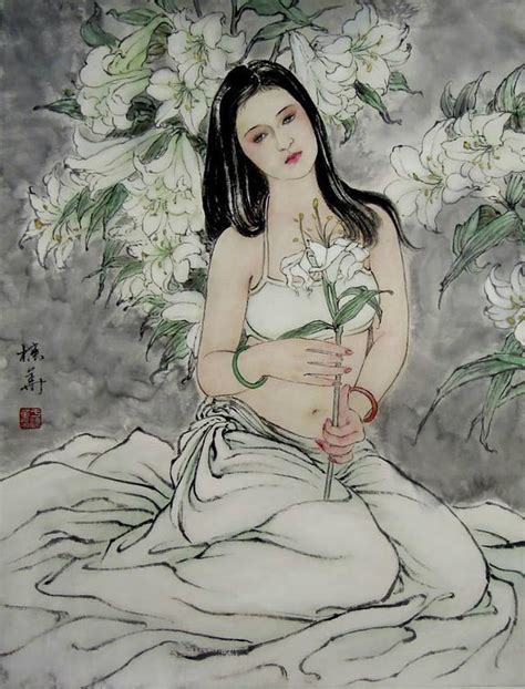 水墨人物画中的现代女郎，更令人惊艳！ 搜狐大视野 搜狐新闻