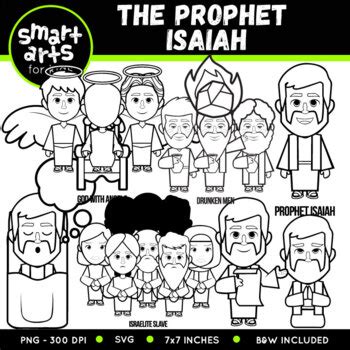 Prophet Isaiah Clip Art by Smart Arts For Kids | TPT