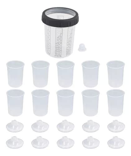 Vasos Desechables Para Pistola Pulverizadora De Pintura Jar Cuotas