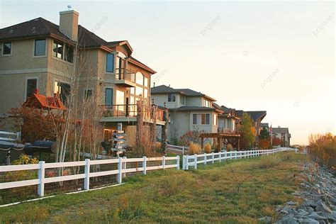 Homes Landscaping Subdivision Neighborhood Photo Background And Picture ...