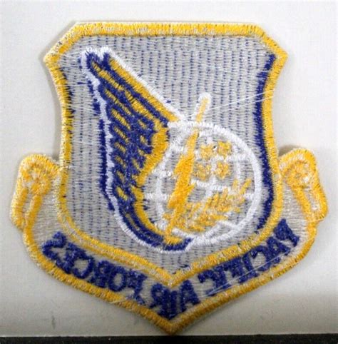 Usaf Air Force Pacific Air Forces Pacaf Insignia Badge Full Color Patch