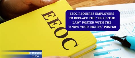 EEOC REQUIRES EMPLOYERS TO REPLACE THE “EEO IS THE LAW” POSTER WITH THE ...