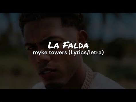 La Falda Myke Towers Lyrics Letra EMI Lyrics YouTube