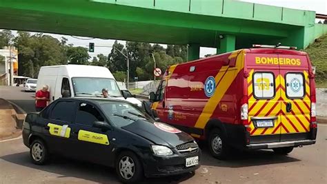 Passageira De Carro De Aplicativo Fica Ferida Ap S Colis O No Viaduto