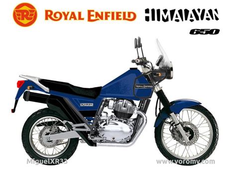 Moto Rollos Bocetos Royal Enfield Himalayan 650 Trail En Simple