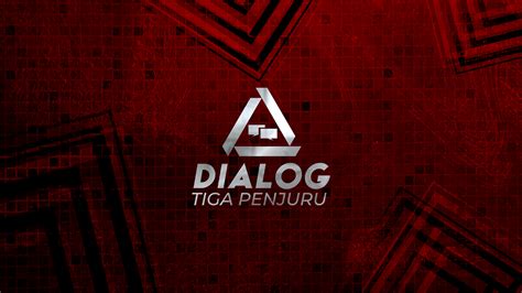 Dialog Tiga Penjuru Tv Programme Logo Branding On Behance