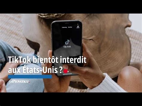 Tiktok Bient T Interdit Aux Tats Unis Youtube