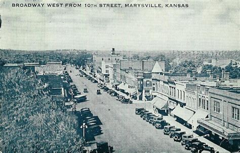 POSTCARDS FROM THE PAST: MARYSVILLE, KANSAS - Broadway