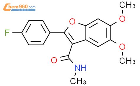 691853 17 5 3 Benzofurancarboxamide 2 4 Fluorophenyl 5 6 Dimethoxy N