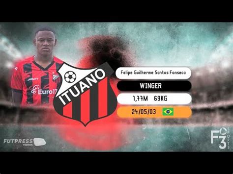 Felipe Fonseca Atacante Winger 2023 YouTube