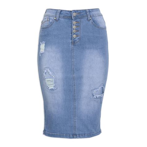 Buy OBR Denim Pencil Skirt Online | Truworths