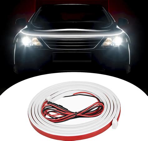 Amazon Mesen Car Hood Led Strip Lights Inch Flexible