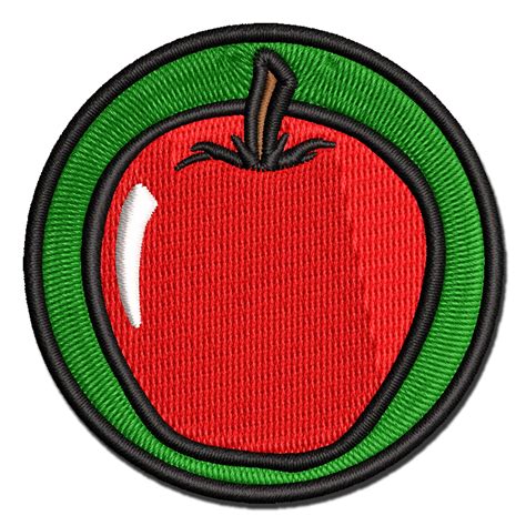 Juicy Apple Fruit Summer Harvest Teacher Applique Multi Color