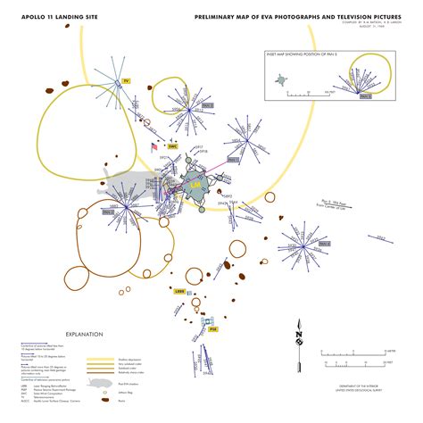 Apollo 11 Preliminary Map of EVA Photographs and Television Pictures ...