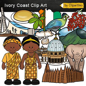 Ivory Coast clipart by Clipartino | TPT