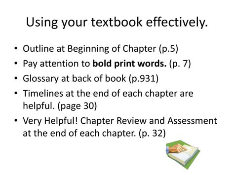 Ppt Using Your Textbook Effectively Powerpoint Presentation Free