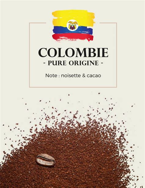 Café Arabica pur Colombie Moulu