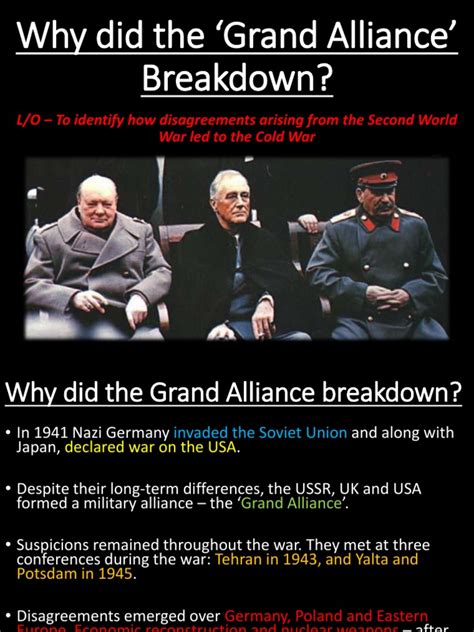 Breakdown of The Grand Alliance JCSKDCN Cjkncs Hijb CKSHDBQ | PDF ...