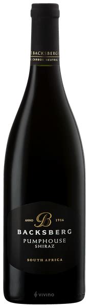 2011 Backsberg Pumphouse Shiraz Vivino US