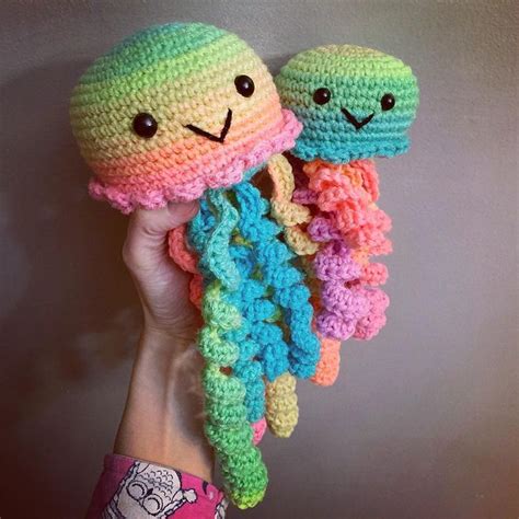 Mini Jellyfish Crochet Pattern Free Web A Crochet Along Tutorial For ...