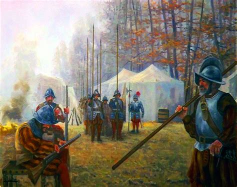 Hapsburg Tercio Pikemen Encampment Military Art Military History World History Art History