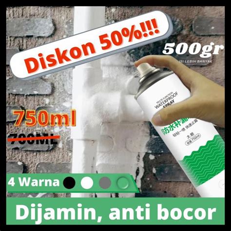 Jual Hot Deal Cairan Anti Bocor Spray Semprot Tambal Genteng Retak Atap