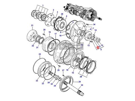 M Roulement De Boite De Vitesse Tracteur Massey Ferguson