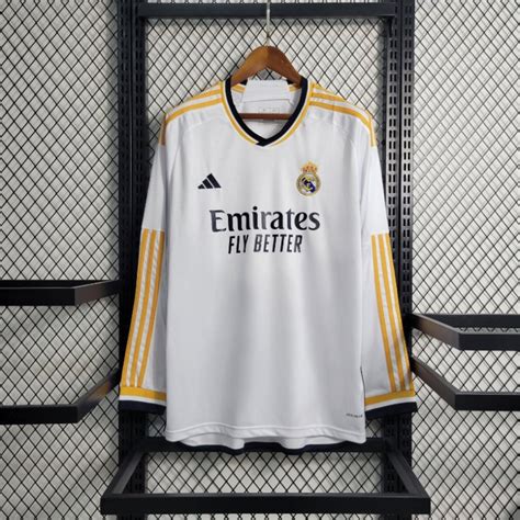 Camiseta Fútbol Real Madrid Primera Equipación Manga Larga 2023 2024