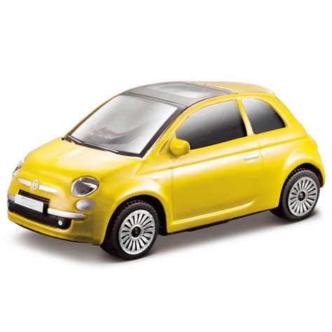 Bburago Fiat 500 2008 1 43 Geel De Tombe Trading B V