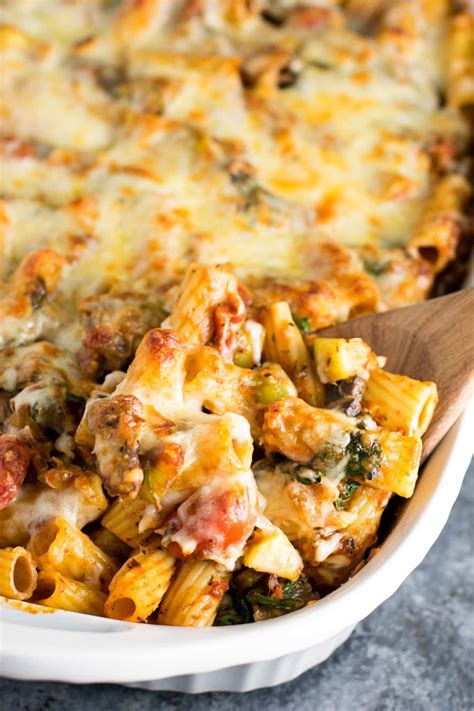 Veggie Lovers Baked Rigatoni Recipe Packed Full Of Cherry Tomatoes