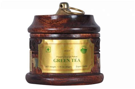 Avihs Himalayan Green Tea 50 Gm Jar Pack Type Wooden Jar At Rs 275piece In Bengaluru